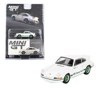 PORSCHE 911 Carrera RS 2.7 - white / green - MiJo - Mini GT 1:64