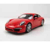Porsche 911 Carrera S Rosso Modellino Auto 1:24 Rastar