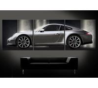 PORSCHE 911 CARRERA S Tela Immagine Astratta Quadro Sportivo Stampa XXL