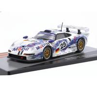 Porsche 911 GT1 24h Le Mans 1996 Hans-Joachim Stuck Scala 1:43 con vetrina