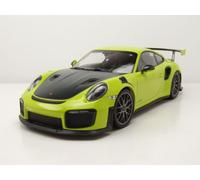 Porsche 911 GT2 RS 2018 Verde Con Cerchi In Magnesio Argento Modellino 1:18