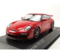 Porsche 911 GT3 2009 Rosso Modellino Auto 1:43 Minichamps