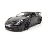 Porsche 911 GT3 2023 Nero Modellino Auto Sportiva 1:18 Maisto Die-Cast