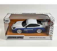 Porsche 911 GT3 RS 996 Hyperspec Blu Bianco 2006 1:24 Scala Jada 35492