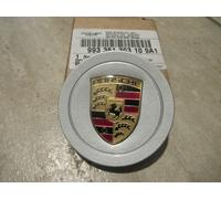 Porsche 911 Hub Cappello per Lega Ruota Concavo Plastica Tipo Argento W/Colore