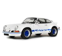 SOLIDO 1801119 PORSCHE 911 CARRERA RS 2.7 COUPE 1973 1/18 WHITE LIGHT BLUE