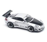 PORSCHE 911 - RWB 997 - silver - Pop Race 1:64