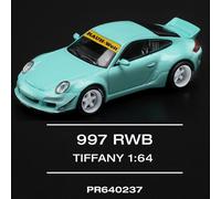 PORSCHE 911 - RWB 997 - tiff any blue - PopRace 1:64