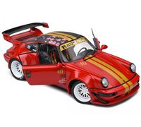 Porsche 911 RWB Red Saduka modello di auto S1807506 Solido 1:18