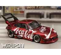 PORSCHE 911 - RWB993 High Wing - Coca Cola - Street Weapon 1:64