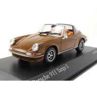 Porsche 911 Targa 1972 Marrone Modellauto Die-Cast 1:43 Minichamps con OVP