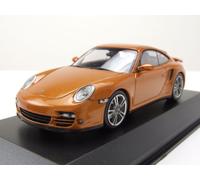 Porsche 911 Turbo 2009 Modello Auto In Oro 1:43 Maxichamps