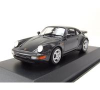 Porsche 911 Turbo 964 1990 Nero Metallizzato Modellino Auto 1:43 Maxichamps