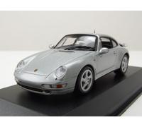 Porsche 911 Turbo S 993 1995 Argento Modellino 1:43 Maxichamps