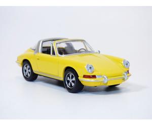 PORSCHE 911S targa 1969 jaune 1/43