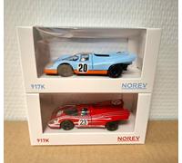 Porsche 917 Steve McQueen 1970 + Ford GT 40 #1 1966 Golfo 1/43 Norev