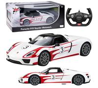 Porsche 918 Spyder Performance Auto radiocomandata RC bianca Rastar 1:14