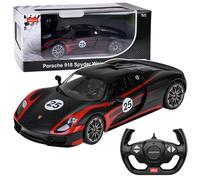 Porsche 918 Spyder Performance Auto radiocomandata RC nera Rastar 1:14
