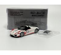 Porsche 918 Spyder Salisburgo Gara Design 2013 Bianco 1:87 Minichamps 870062137
