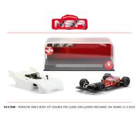 Porsche Body Kit Double Fin Clear Sw Shark 21.5 Evo Slot Car Model NSR