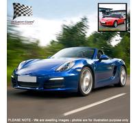 Porsche Boxster 982 Capote Mezza Copriauto Impermeabile (2016 IN Poi) Nero 186