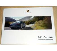 Porsche Carrera 991,libretto istruzioni ITA.Uso manutenzione. Carrera S kW 316.
