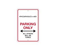 Porsche Cartello con scritta "Parking Only", OEM aggiornato
