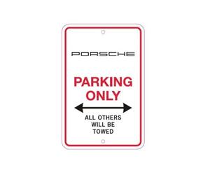 Porsche Cartello con scritta "Parking Only", OEM aggiornato