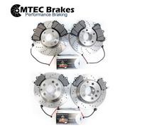 Porsche Cayenne S 4.5 4.8 955/957 02-10 Anteriore Post. Pastiglie Dischi Freno &