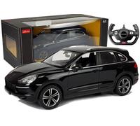Porsche Cayenne Turbo radiocomandata RC Rastar nera in scala 1:14