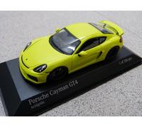 Porsche Cayman GT4 981 2016 Acidgrün Verde MINICHAMPS Modellino Auto 1:43