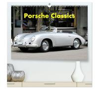 Porsche Classics (hochwertiger Premium Wandkalender 2026 DIN A2 quer), Kunstdruck in Hochglanz: Porsche war immer ein Symbol für Schönheit, ... Ausland. Auch in Oldtimer Kreisen ist Porsc