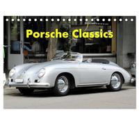 Porsche Classics (Tischkalender 2026 DIN A5 quer), CALVENDO Monatskalender: Porsche war immer ein Symbol für Schönheit, Geschwindigkeit, Kraft und ... Ausland. Auch in Oldtimer Kreisen ist Porsc