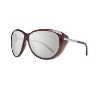 Porsche Design, ,Accessories ,Donna ,Marrone ,ONE SIZE Occhiali da Sole Farfalla Marroni con Protezione UV