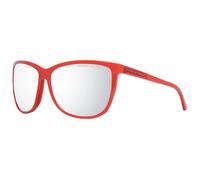 Porsche Design, ,Accessories ,Donna ,Rosso ,ONE SIZE Rosso Farfalla Specchiati Occhiali da Sole Donne
