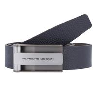 Porsche Design Cintura con gancio in pelle 100 cm blu