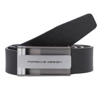 Porsche Design Cintura con gancio in pelle 85 cm nero
