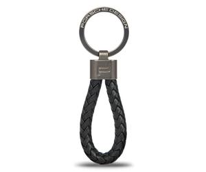 Porsche Design Keyring Portachiavi Pelle 10 cm nero