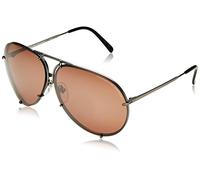OCCHIALI DA SOLE UOMO PORSCHE DESIGN P 8478 W/A C (GREY MATTE) + EXTRA LENSES