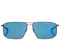 Porsche Design P'8696 Occhiali Da Sole Unisex Grigio Geometrico Blu 61mm
