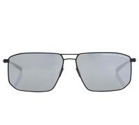 Porsche Design P'8696 Occhiali Da Sole Unisex Nero Geometrico Argento 61mm
