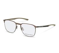 Occhiali da Vista Porsche Design P8771 D000 brown/olive 56/18/145 Uomo