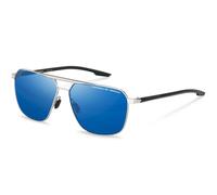 Porsche Design P8949 Occhiali Da Sole Unisex Grigio Pilot Blu 62mm
