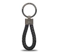 PORSCHE DESIGN portachiavi Keyring Leather Cord Black