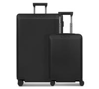 Porsche Design Voyager 4 ruote Set di valigie 2 pezzi con piega di espansione nero