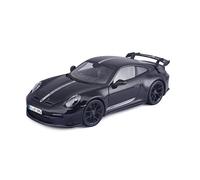 Porsche 911 GT3 2023 Nero Con Strisce Modellino Auto 1:18 Maisto