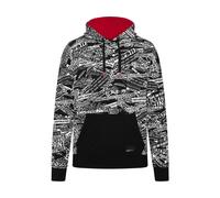 Porsche Motorsport Penske Ufficiale Ovunque Stampa Oversize Pullover Felpa Nero