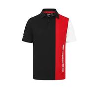 Porsche Motorsport Polo da Uomo a Righe Nero - Taglia: S