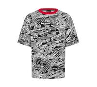Porsche Motorsport T-Shirt Oversize con Stampa Nero - Taglia: L