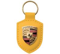 Porsche-Portachiavi in pelle, con stemma della squadra